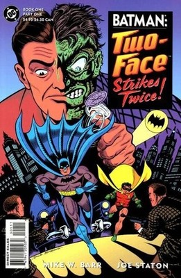 Batman Two-Face Strikes Twice (1993) #   1-2 PF (8.0-VF) Flip Cover Complete ...
