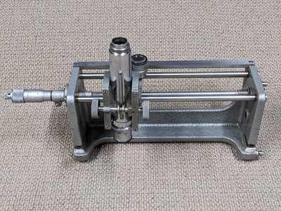 Vintage Messschieber Mikroskop von J Swift & Son & Moore & Wright Mikrometergehäuse