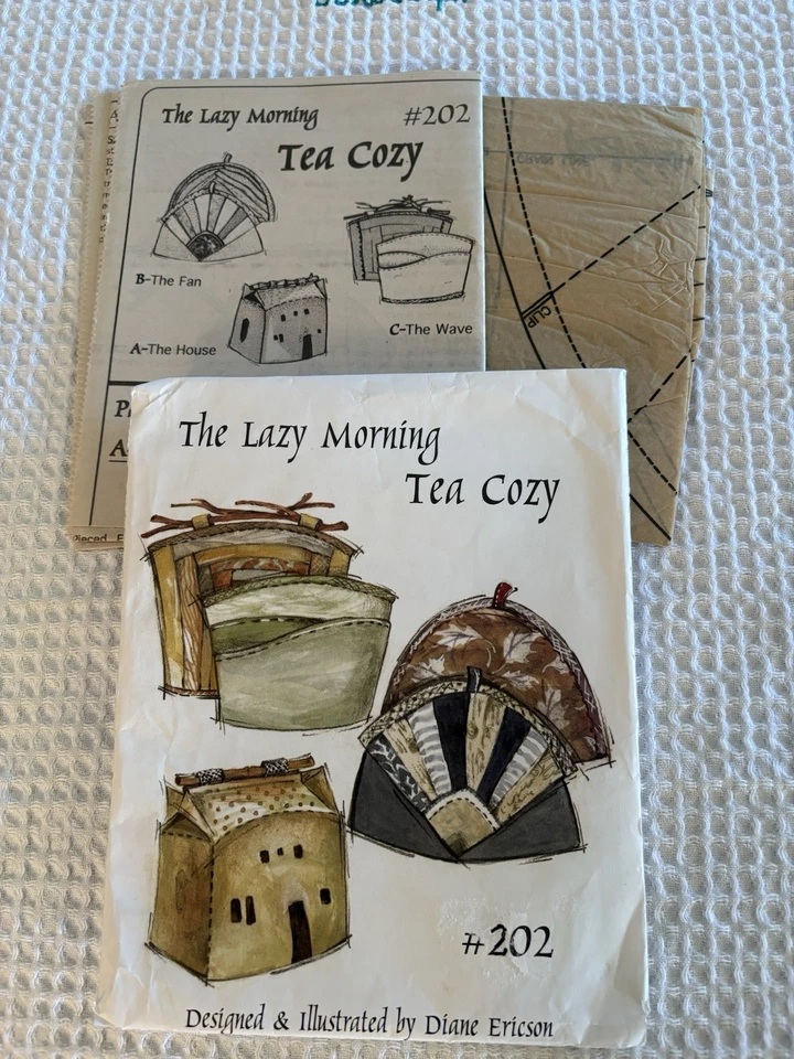 The Lazy Morning Tea Cozy Sewing Pattern #202 By Diane Ericson UNCUT - Image 3 of 3