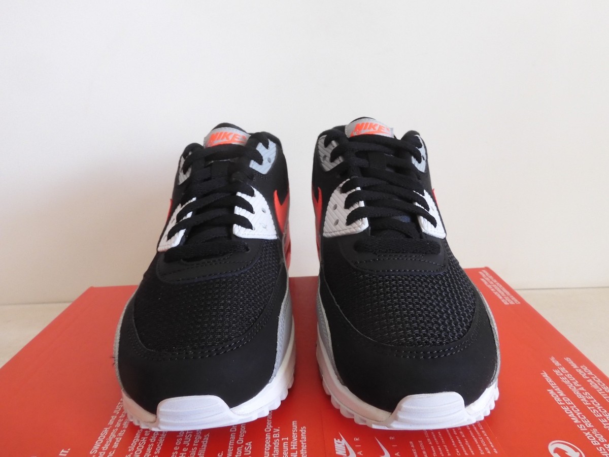 Nike Air Max 90 Essential Wolf Grey-Crimson-Black Mens Sz 7 Rare