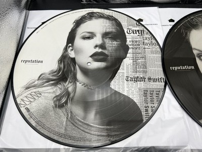 Taylor Swift Reputation Picture Disc Vinyl Album 2LP w/ Hype