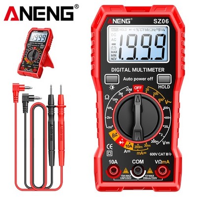 Digital Multimeter Voltmeter SZ06 AC DC Ammeter Ohmmeter Volt Meter Tester Ohm