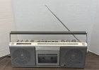 Vintage Sony CFS-7 Mini Boom Box AM/FM Cassette Radio Works Tape Partial