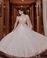 Party Wear Georgette Lehenga Choli With Fancy Dupatta For Reception  Wedding