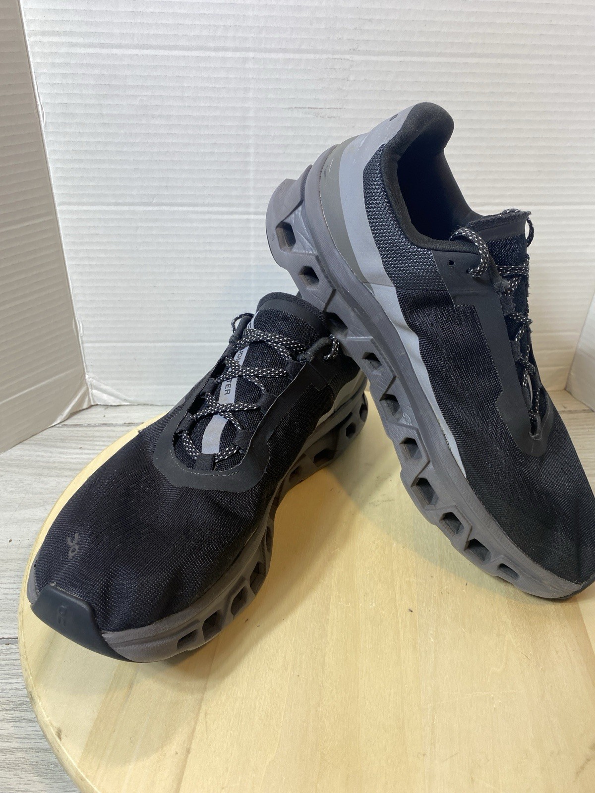 ON Cloud Cloudmonster Cloudtec Blk Grey Sneakers … - image 7