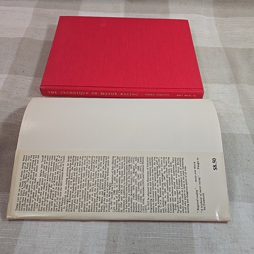 The Technique of Motor Racing by Piero Taruffi ~ Vintage 1971 Hardcover w/ DJ - Picture 7 of 10
