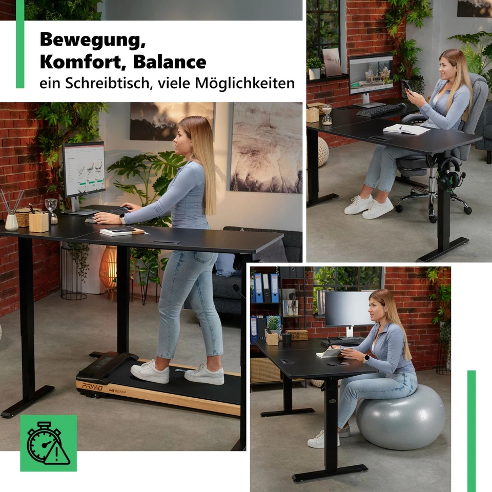 Eckschreibtisch Montaro – elektrisch, höhenverstellbar, Memorypanel di volio - Bild 4 von 4