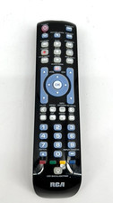 RCA RCRN04GR Universal Remote Backlit 4 Device Remote Control Black Clean Tested