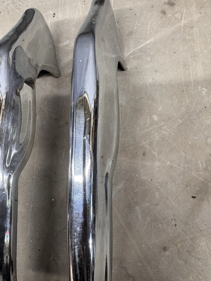 Chevy Impala BelAir 1965 parachoques trasero accesorios protectores Biscayne Caprice SS Foto 3 de 4