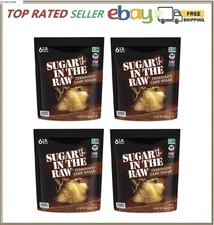 4 Pack  Sugar in the Raw Natural Cane Turbinado Sugar, 96 oz.