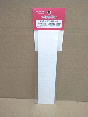 2pcs CA Hinge Sheet Great Planes 2 x 9''  51 x 229mm RC Model Airplane Top Flite 