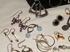 Vintage 925 STERLING SILVER 55Pc Ready-To-Wear JEWELRY LOT 0.9 lbs/407g NICE! — photo 10