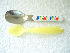 Vintage Lot Of 2 Baby Spoons " Great Collectible Lot " See All Pics For Info "