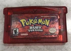 GBA GameBoy Advanace Pokémon Ruby Edition Tested, Dry Battery