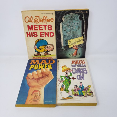 #ad MAD amp; Al Jaffee Lot of 4 MMPB 3 1st Signet Prints 1970s $59.99