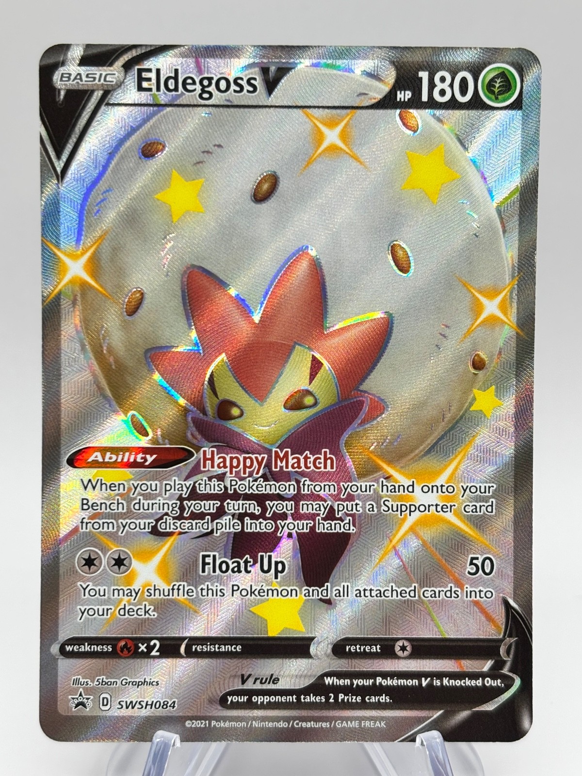 Eldegoss V Promo SWSH: Sword & Shield Black Star Promo SWSH084 Pokemon TCG | NM