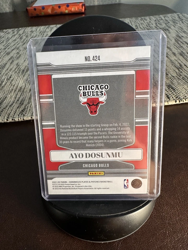 2021 Ayo Dosunmu Chronicles Plates & Patches (RC) /249 - Image 3 of 3