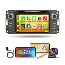Car Radio with CD/DVD Player for Dodge RAM 1500 2500 3500 (2009-2012), for Je...