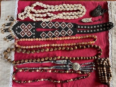 Gemischtes Konvolut 9 Vintage Schmuck zum Tragen mehrfarbig Nr. 4