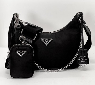 PRADA Re-Edition 2005 Re-Nylon Bag Shoulder Crossbody Bag / F1046