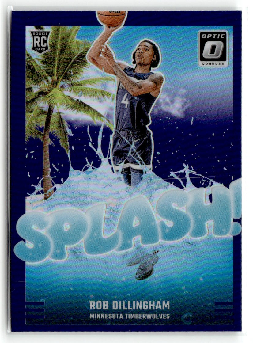 2024-25 Donruss Optic #8 Rob Dillingham Splash! Purple