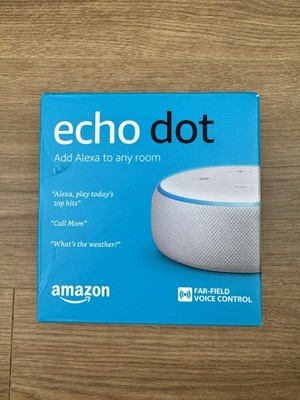 Amazon Echo Dot (3rd Generation) Smart Speaker in White New-in-Box