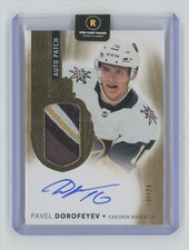 2021-22 Upper Deck The Cup Rookie Auto Patch /24 Pavel Dorofeyev Rookie Auto