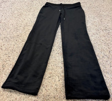 Juicy Couture Liquorice Velour Track Pants Black Womens Medium NWT Rhinestone