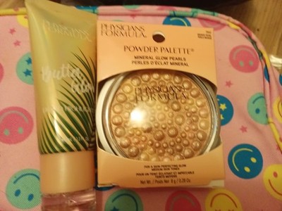 physicians formula pressed powder bronze pearl pallet w/ liquid highlighterhlig