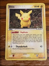 Ditto (Pikachu) 39/113 EX Delta Species