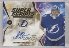 2020-21 SPx Superscripts Gold 12/25 Andrei Vasilevskiy #S-AV Auto h8y