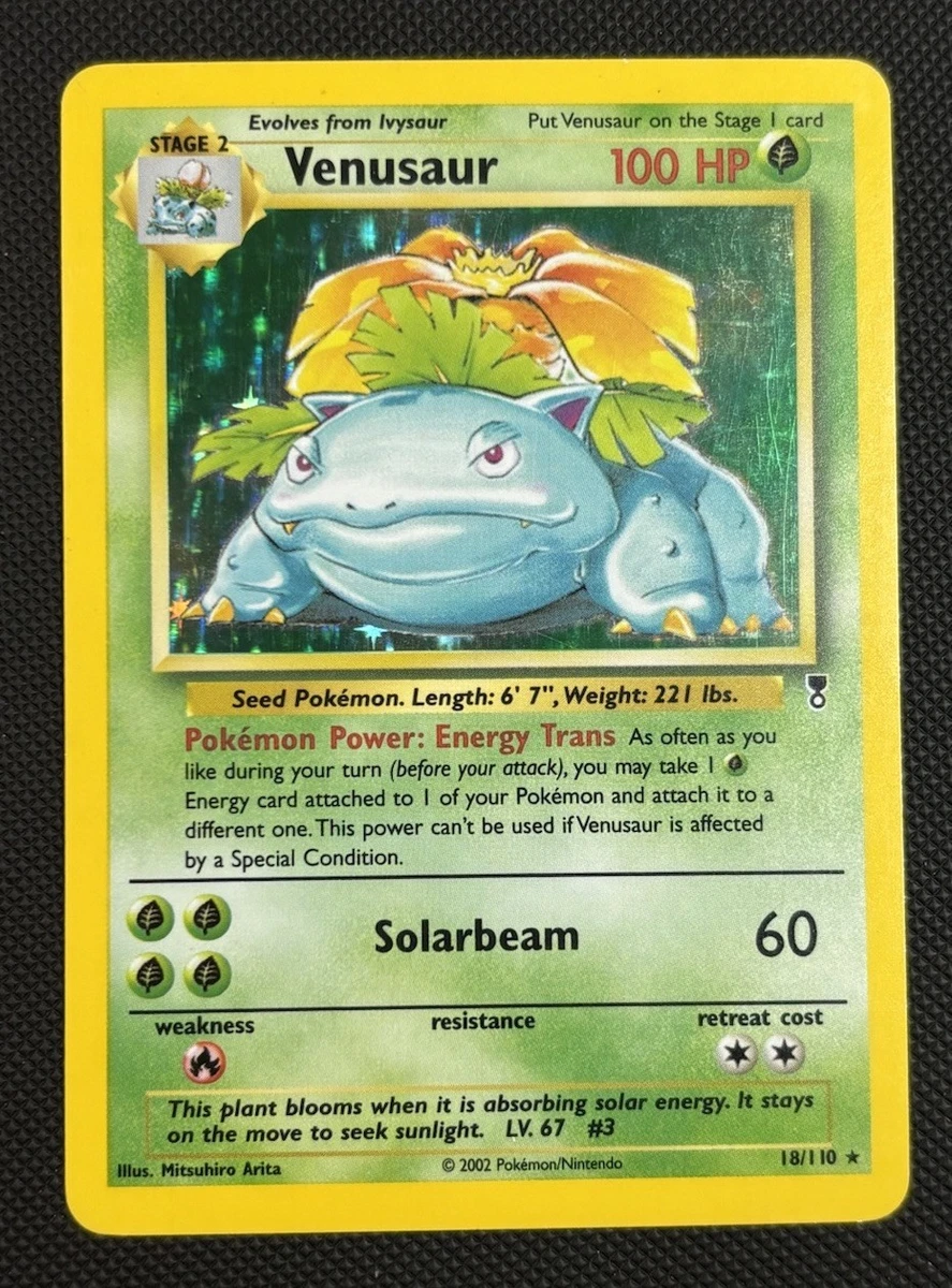 Venusaur Pokémon TCG Professional Sports Authenticator (PSA