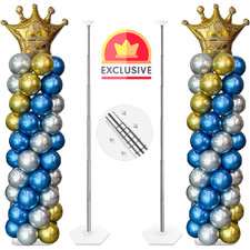 Balloon Column Stand Kit Sets of 2, 7 Feet Height Adjustable