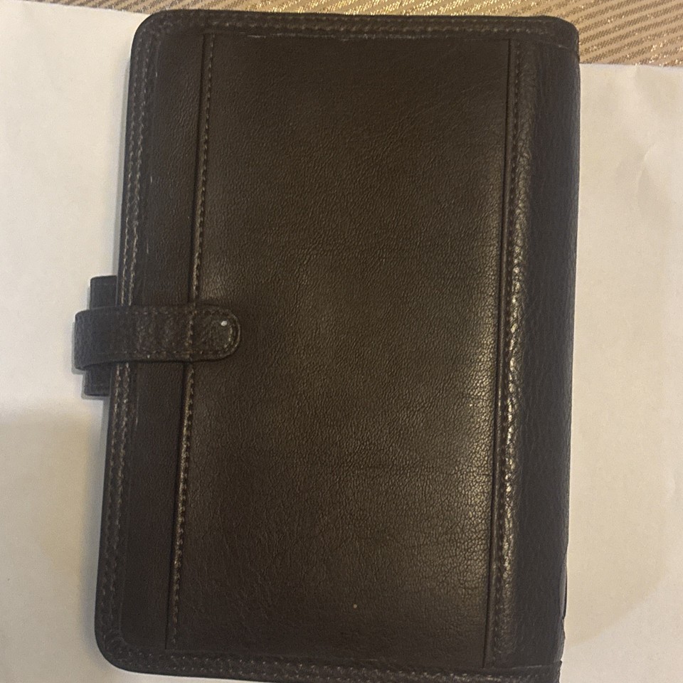 Rare Filofax Pocket Ranger Personal Organiser Dark Brown 2003 ...