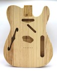 Pine Telecaster / Semi-Hollow Style / Electric Guitar Body #714 / Made in USA — photo 1