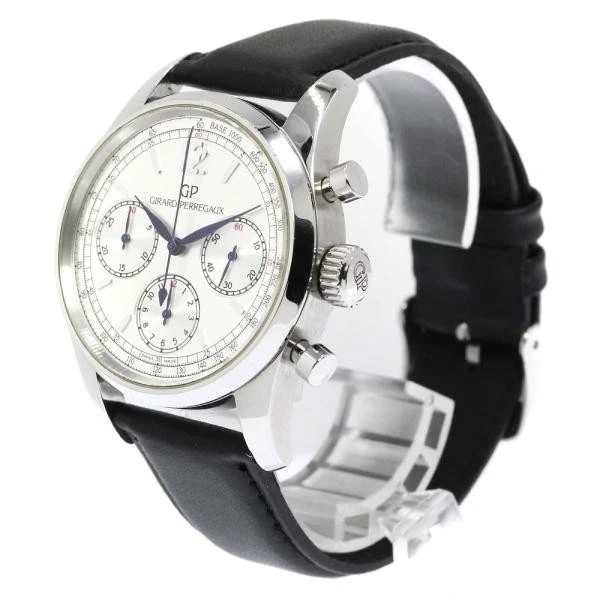 Girard Perregaux — Girard-Perregaux 49480 38mm SS Silver Dial Automatic Watch #C16082