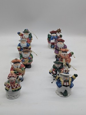 Thomas Kinkade Weihnachtsmann Deko guter Zustand Vintage Keramik