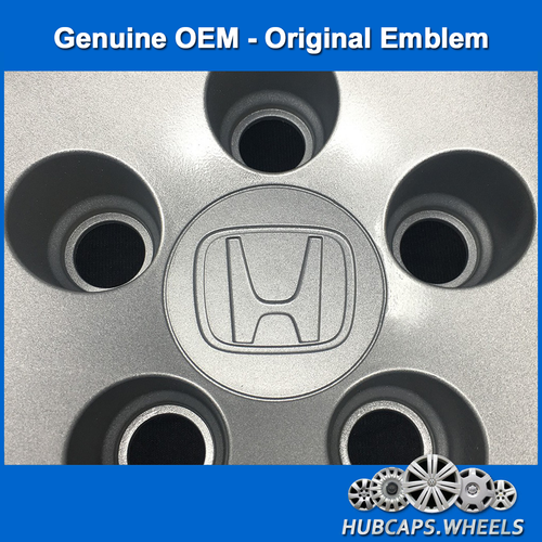 Hubcap Set for Honda Civic 2006-2011 - Genuine OEM 16-inch Silver 55069 - Picture 4 of 6