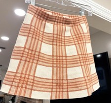 Girls Tartan Plaid Skirt Sz 7/8