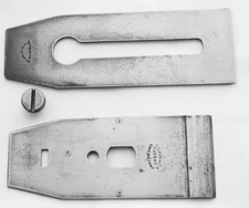 2 1/8" Stanley R & L  No. 27 Jack Plane Cutter w 1867 L. Bailey Chip Breaker MTT