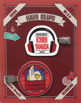 Hypnosis Mic Ichiro Yamada Hair Clip Set 2 Patterns Acrylic Movic Excellent Japa