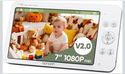 bonoch 7'' 1080p HD Baby Monitor Parent Unit Replacement