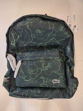 NEW lacoste Allover RG Green Flower Print Bac...