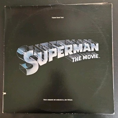 Superman The Movie Soundtrack Vinyl 2LP VG+ WB 2BSK 3257 CUTOUT GATEFOLD 