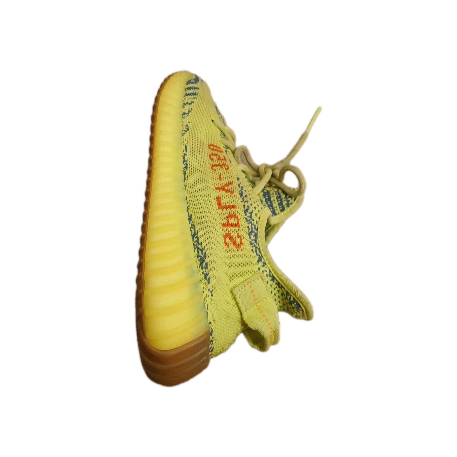 Adidas Yeezy Boost 350 V2 Low Semi Frozen Yellow Men's Athletic Sneakers US 7.5 thumbnail 10