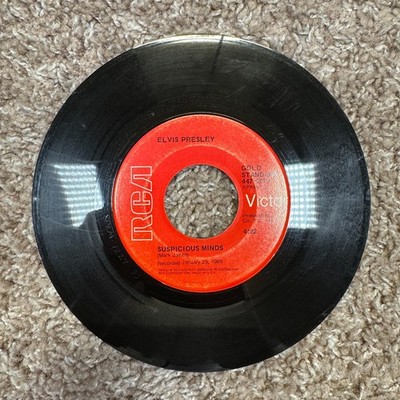 Elvis Presley - RCA - 45 RPM - Single - 7'' - 447-0673 - Suspicious Minds