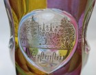 BIEDERMEIER ERA FRIENDSHIP GOBLET w/ ETCHED ARCHITECTURE & FLASH GLASS PANELS — photo 5