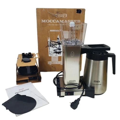 Technivorm Moccamaster Manual Coffeemaker with Thermal Carafe KGBT79316 READ