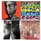 Rolling Stones Lot4 Vinyl LPs VTG Tattoo You Some Girls Sticky Fingers Rock Roll