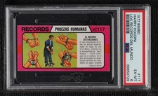 1977 Bimbo Los Records del Mundo Harry Houdini #117 PSA 6 0tz4